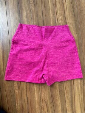 Women's High-Rise Knit Shorts - Hot Pink